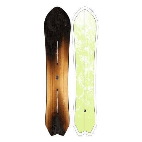Placa Snowboard Unisex Burton Fish 3D - Wood