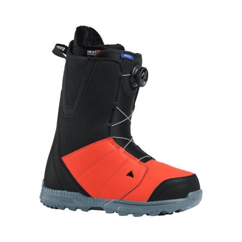 Boots Snowboard Barbati Burton Moto Boa - Black Fiesta Red - Burton