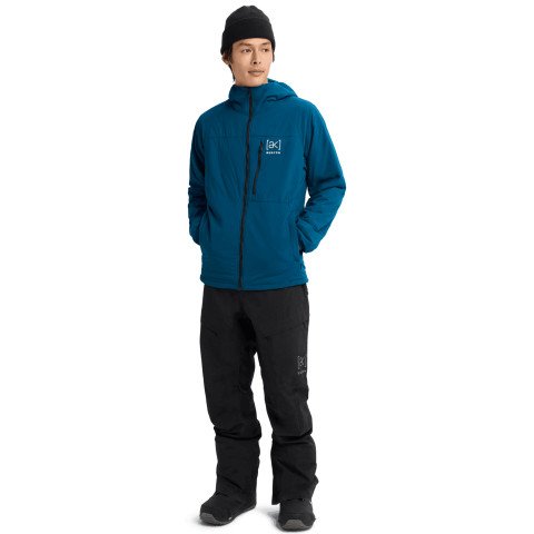 Geaca Termala Barbati AK-Burton Helium Hooded Insulated - Blue Teal