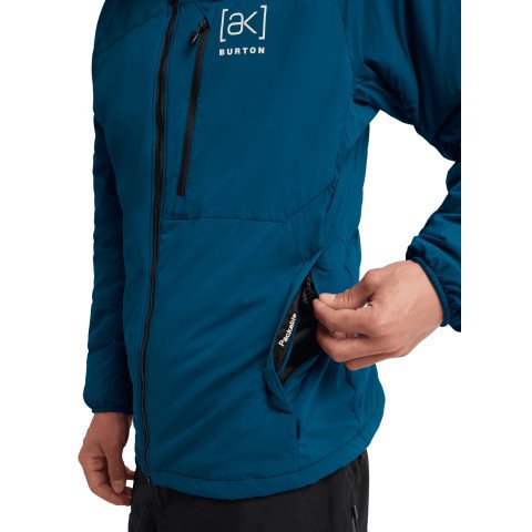 Geaca Termala Barbati AK-Burton Helium Hooded Insulated - Blue Teal
