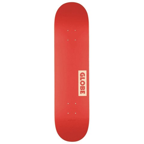Placa Skateboard Globe Goodstock 8.0 - Red - Globe