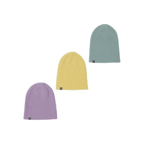 Set Caciuli Unisex Burton Recycled DND 3 Pack - Washed Lavender Light Teal Glow Yellow Green - Burton