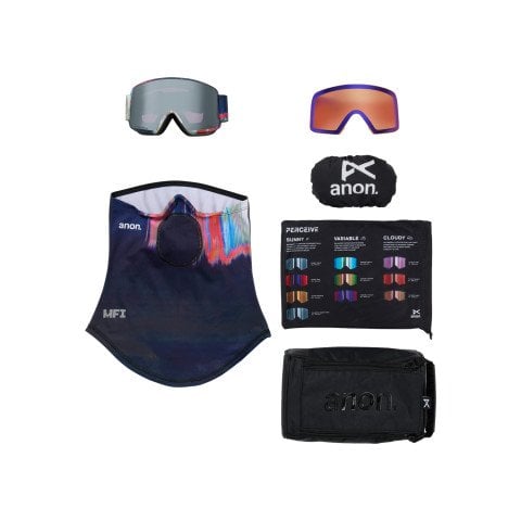Ochelari Snowboard Unisex Anon M6S - Glitch Lines