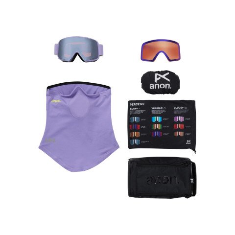 Ochelari Snowboard Unisex Anon M6S - Hyper Lilac