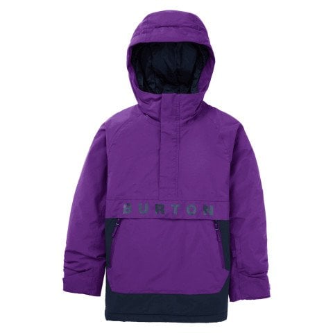 Geaca Snowboard Copii Burton K Frostner Anorak - Imperial Purple True Black