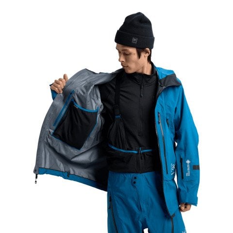 Geaca Snowboard Barbati AK-Burton Gore-Tex Acamar 3L - Blue Teal