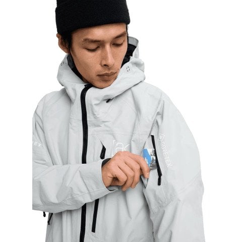 Geaca Snowboard Barbati AK-Burton Gore-Tex Cyclic 2L - Gray Cloud