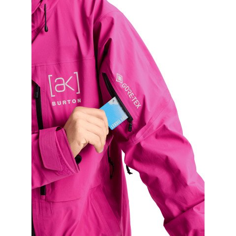 Geaca Snowboard Barbati AK-Burton Gore-Tex Hover 3L - Very Berry