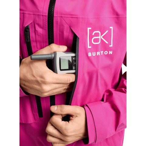 Geaca Snowboard Barbati AK-Burton Gore-Tex Hover 3L - Very Berry