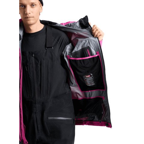 Geaca Snowboard Barbati AK-Burton Gore-Tex Hover 3L - Very Berry