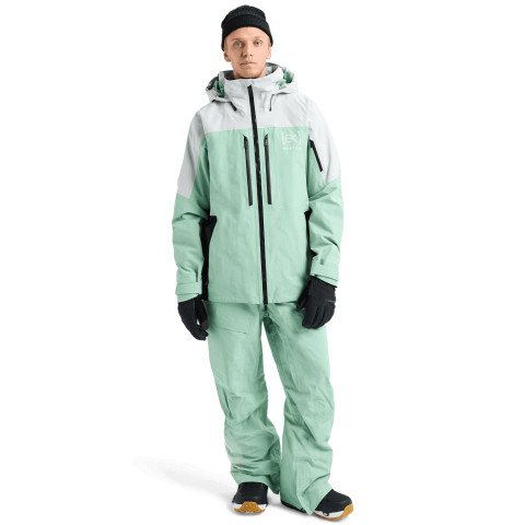 Geaca Snowboard Barbati AK-Burton Gore-Tex Swash 2L - Gray Cloud Soft Sage - AK-Burton