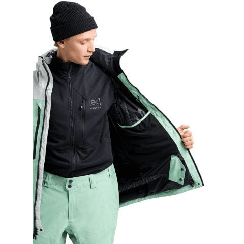 Geaca Snowboard Barbati AK-Burton Gore-Tex Swash 2L - Gray Cloud Soft Sage