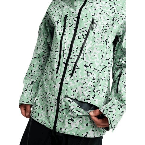 Geaca Snowboard Barbati AK-Burton Gore-Tex Tuvak 3L - Sage Dot Camo