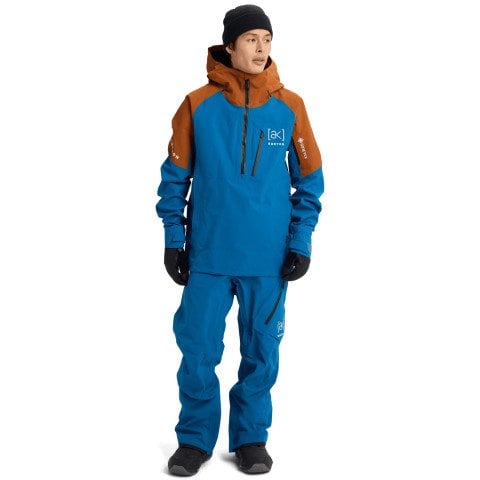 Geaca Snowboard Barbati AK-Burton Gore-Tex Velocity Anorak 2L - Blue Teal Chestnut Brown - AK-Burton