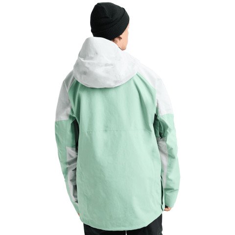 Geaca Snowboard Barbati AK-Burton Gore-Tex Velocity Anorak 2L - Soft Sage Gray Cloud