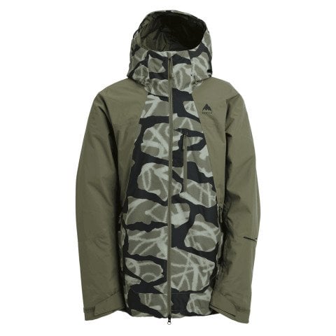 Geaca Snowboard Barbati Burton Reserve Insulated - Grafitti Camo Forest Moss