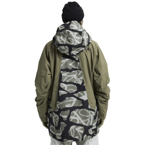Geaca Snowboard Barbati Burton Reserve Insulated - Grafitti Camo Forest Moss