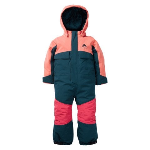 Salopeta Snowboard Copii Burton T One Piece - Peach Echo Deep Emerald