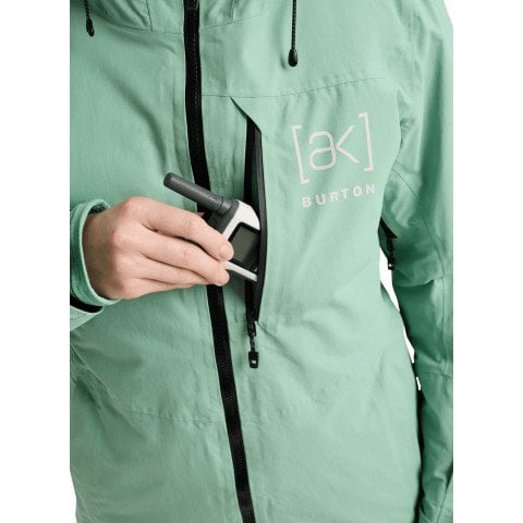 Geaca Snowboard Dama AK-Burton Gore-tex Flare Down 2L - Soft Sage