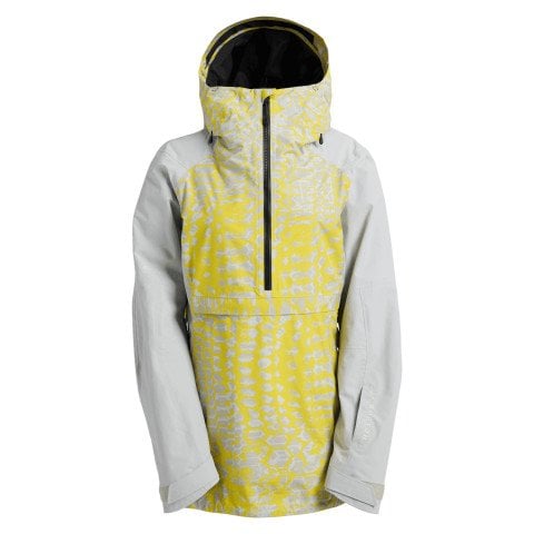 Geaca Snowboard Dama AK-Burton Gore-tex Kimmy Anorak 2L - Atomic Shatter Gray Cloud