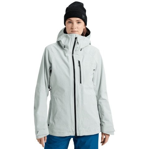 Geaca Snowboard Dama AK-Burton Gore-tex Upshift 2L - Gray Cloud