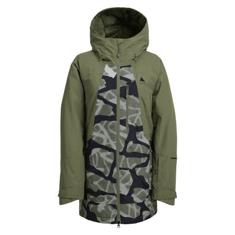 Geaca Snowboard Dama Burton Reserve Insulated - Forest Moss Grafitti Camo