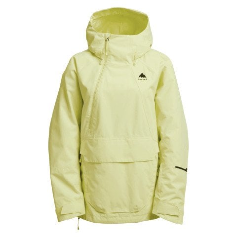 Geaca Snowboard Dama Burton Reserve Relaxed Anorak - Glow Yellow Green