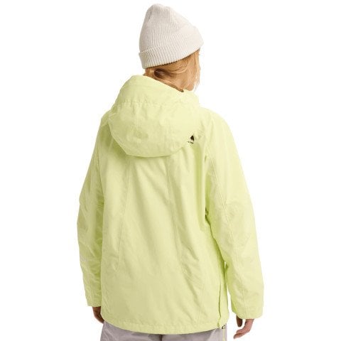 Geaca Snowboard Dama Burton Reserve Relaxed Anorak - Glow Yellow Green