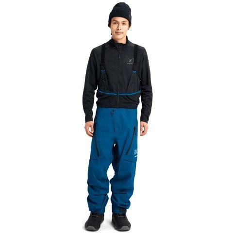 Salopeta Snowboard Barbati AK-Burton Gore-Tex Acamar 3L Bib - Blue Teal