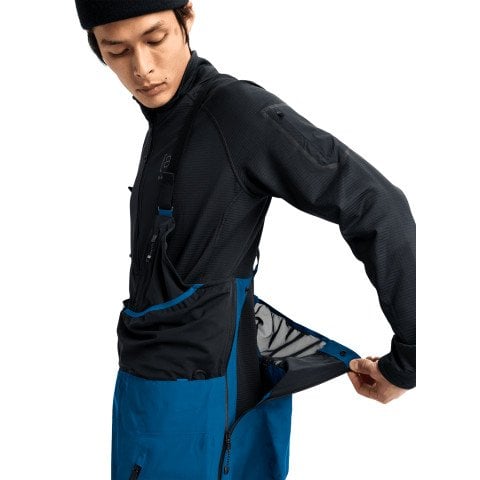 Salopeta Snowboard Barbati AK-Burton Gore-Tex Acamar 3L Bib - Blue Teal
