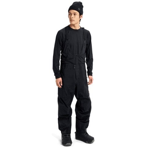 Salopeta Snowboard Barbati AK-Burton Gore-Tex Acamar 3L Bib - True Black - AK-Burton