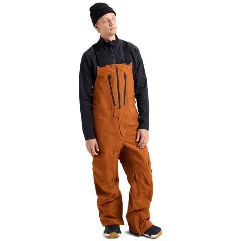 Salopeta Snowboard Barbati AK-Burton Gore-Tex Cyclic Bib 2L - Chestnut Brown - AK-Burton