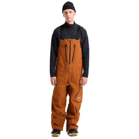 Salopeta Snowboard Barbati AK-Burton Gore-Tex Cyclic Bib 2L - Chestnut Brown