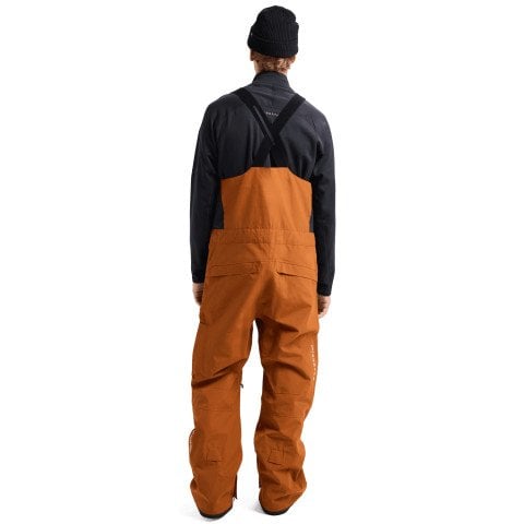 Salopeta Snowboard Barbati AK-Burton Gore-Tex Cyclic Bib 2L - Chestnut Brown