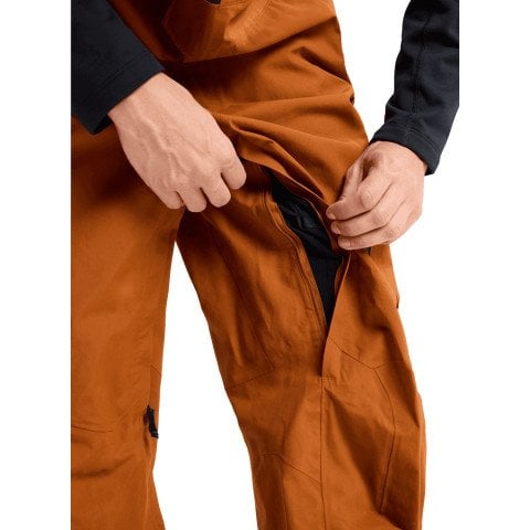 Salopeta Snowboard Barbati AK-Burton Gore-Tex Cyclic Bib 2L - Chestnut Brown