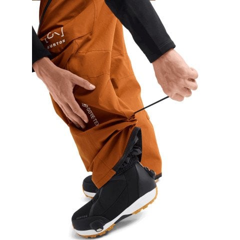 Salopeta Snowboard Barbati AK-Burton Gore-Tex Cyclic Bib 2L - Chestnut Brown