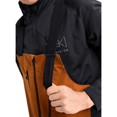 Salopeta Snowboard Barbati AK-Burton Gore-Tex Cyclic Bib 2L - Chestnut Brown