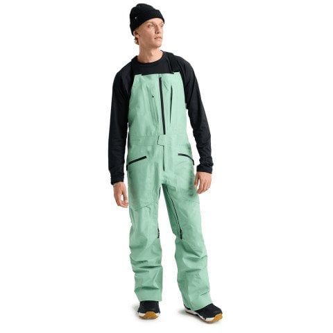 Salopeta Snowboard Barbati AK-Burton Gore-Tex Freebird Bib 3L - Soft Sage - AK-Burton