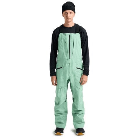 Salopeta Snowboard Barbati AK-Burton Gore-Tex Freebird Bib 3L - Soft Sage