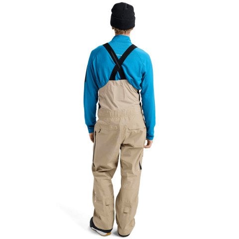Salopeta Snowboard Barbati AK-Burton Gore-Tex Freebird Bib 3L - Summit Taupe