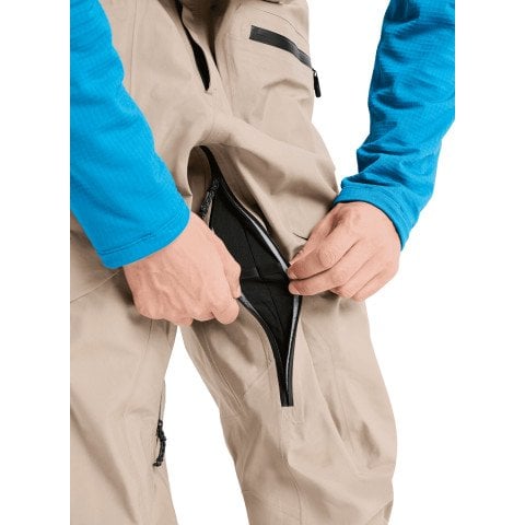 Salopeta Snowboard Barbati AK-Burton Gore-Tex Freebird Bib 3L - Summit Taupe