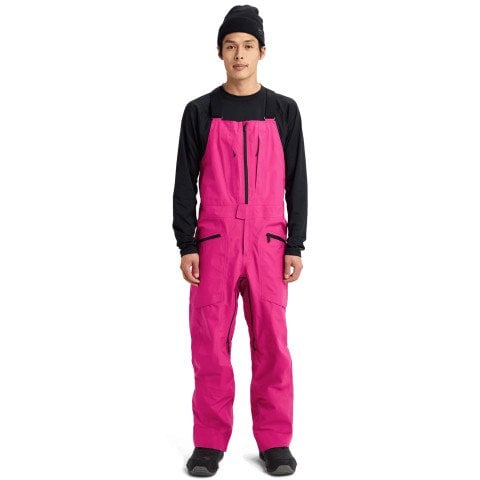 Salopeta Snowboard Barbati AK-Burton Gore-Tex Freebird Bib 3L - Very Berry