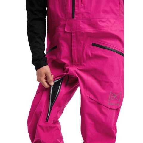Salopeta Snowboard Barbati AK-Burton Gore-Tex Freebird Bib 3L - Very Berry