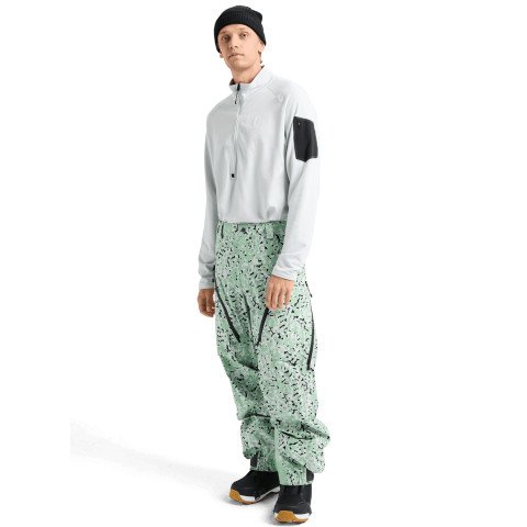 Pantaloni Snowboard Barbati AK-Burton Gore-Tex Tuvak 3L - Sage Dot Camo - AK-Burton