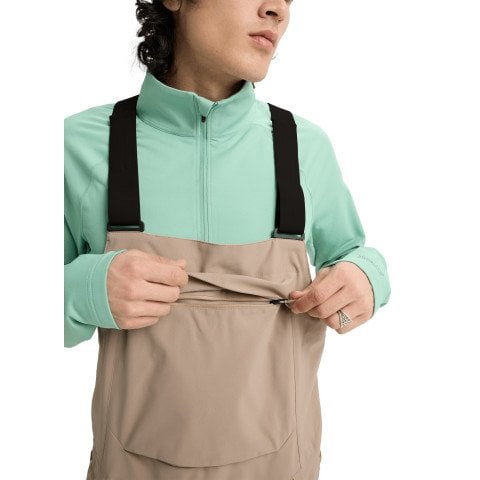 Salopeta Ski/Snowboard Barbati Burton Reserve Bib - Summit Taupe