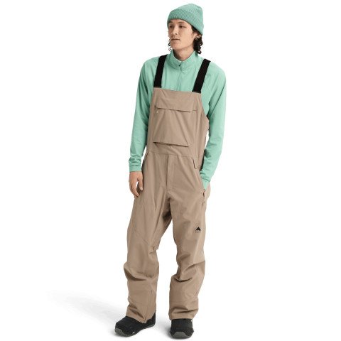 Salopeta Snowboard Barbati Burton Reserve Bib - Summit Taupe - Burton