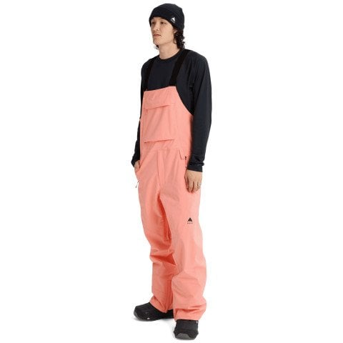 Salopeta Snowboard Barbati Burton Reserve Bib - Sunrise Coral - Burton