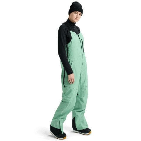 Salopeta Snowboard Dama AK-Burton Gore-Tex Kimmy Bib 3L - Soft Sage - AK-Burton