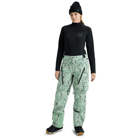 Pantaloni Snowboard Dama AK-Burton Gore-Tex Tuvak 3L - Sage Dot Camo - AK-Burton