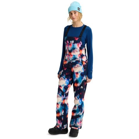 Salopeta Snowboard Dama Burton Reserve Stretch Bib - Floral Blur - Burton